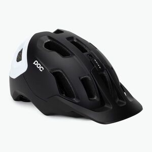 Kerékpáros sisak POC Axion Race MIPS uranium black matt/hydrogen white (Axion Race MIPS 10743) kép