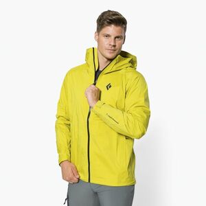 Black Diamond Stormline Stretch Sárga Férfi membrános esőkabát APCDT07006SML1 (Stormline Stretch APCDT07006SML1) kép