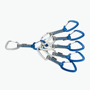 MAMMUT Crag Wire 10 cm 6db ezüst-kék karabiner készlet (Crag Wire 2040-02680-19200-10) kép