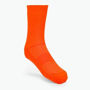 Kerékpáros zokni POC Fluo Mid fluorescent orange (Fluo Mid 65142) kép