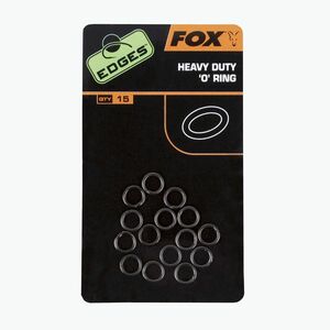 Fox Edges Heavy Duty O gyűrű ponty link gyűrűk 15 db fekete CAC496 (Edges Heavy Duty O ring CAC496) kép