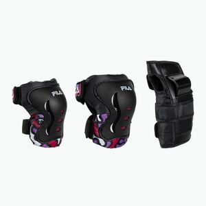 Gyermekvédő készlet FILA FP Gears black/pink (JR FP Gears 60750972) kép