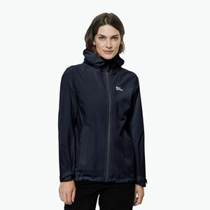 Jack Wolfskin női Pack & Go Shell esőkabát sötétkék 1111514 (Pack & Go Shell 1111514_1010) kép