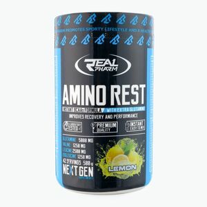 Aminosavak Real Pharm Amino Rest 500g Lemon 666589 (Amino Rest 666589) kép