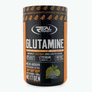 Real Pharm Aminosavak Glutamin 500g citrom 666251 (Glutamine 500g Lemon 666251) kép
