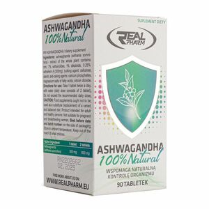 Ashwagandha Real Pharm 100% 90 tabletta 707437 (Ashwaganda 100% 707437) kép