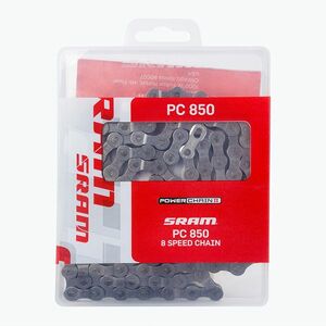 Kerékpárlánc SRAM 10 CN PC850 W/ PWR szürke 47.2708.114.005 (10 CN PC850 W/ PWR 47.2708.114.005) kép
