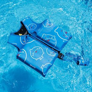 Gyermek biztonsági mellény AQUASTIC kék HT-16879 (HT-16879) kép