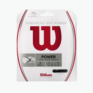 Wilson Synthetic Gut Power 16 Tenisz húr Fekete WRZ945200 (Synthetic Gut Power 16 WRZ945200) kép
