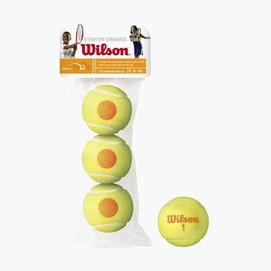 Wilson Starter Orange Tball gyermek teniszlabda készlet 3 db sárga WRT137300 (Starter Orange 3B WRT137300) kép