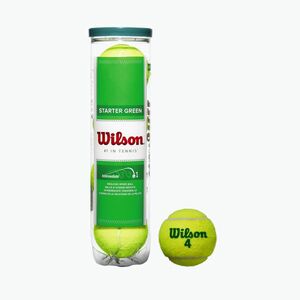 Gyermek teniszlabda szett Wilson Starter Play Green 4 db sárga WRT137400 (Starter Play Green 4B WRT137400) kép