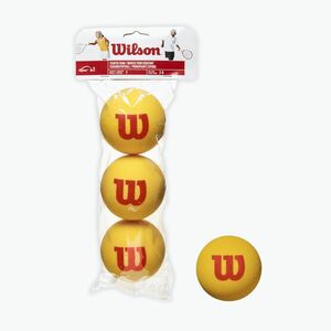 Wilson Starter Tour Foam Tball gyermek teniszlabda szett 3 db sárga WRZ258900 (Starter Tour Foam 3B WRZ258900) kép