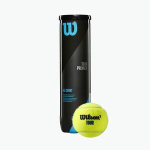 Wilson Tour Premier All Ct teniszlabda szett 4 db sárga WRT119400 (Tour Premier All Court 4B WRT119400) kép