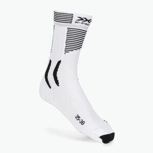 X-Socks Bike Race fehér/fekete BS05S19U-W003 kerékpáros zokni (Bike Race XSBS05S19U) kép
