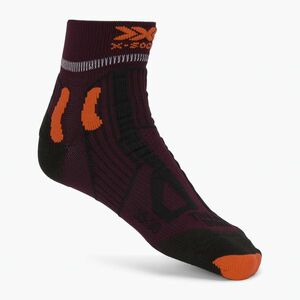Férfi trekking zokni X-Socks Trail Run Energy bordó-narancs RS13S19U-O003 (Trail Run Energy XS-RS13S19U-O003) kép