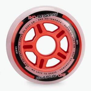 Powerslide PS One távtartó/csapágyak görkorcsolya kerekek 80mm/82A 8 db fehér 905308 (PS One Spacer/Bearings 8-Pack 905308) kép