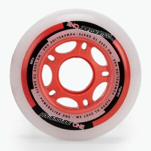 Powerslide PS One távtartó/csapágyak 76mm/82A görkorcsolya kerekek 8 db fehér 905310 (PS One Spacer/Bearings 8-Pack 905310) kép