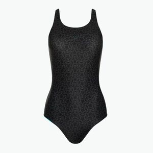 Speedo Boomstar Allover Muscleback női egyrészes fürdőruha fekete-szürke 68-122999023 (Boomstar Allover Muscleback 8-122999023) kép