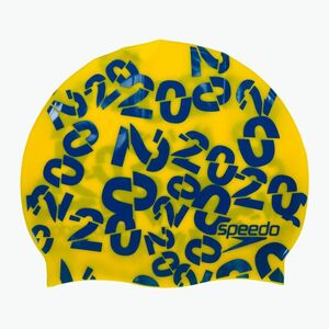 Speedo Slogan gyermek úszósapka sárga 68-08386D690 (Slogan Print 8-08386D690) kép