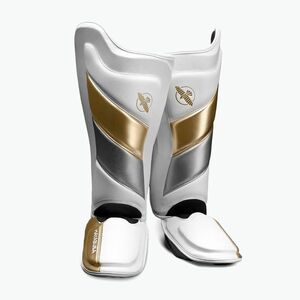 Hayabusa T3 Striking sípcsontvédő fehér és arany T3SSG sípcsontvédő (T3 Striking Shin Guards T3SSG) kép
