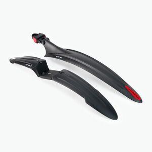 POLISPORT Cross Country Evo Set 24/26 Mtb fekete MD kerékpár sárvédők 8622100008 (Cross Country Evo MTB set MD 8622100008) kép