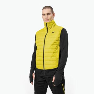 Férfi trekking mellény 4F BZM060 45S sárga H4Z22-BZM060 (BZM060 45S H4Z22-BZM060) kép