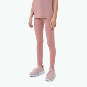 Gyermek leggings 4F HJZ22-JSPDF002 rózsaszín HJZ22-JSPDF002 pink (HJZ22-JSPDF002-53S) kép