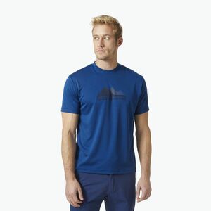 Férfi trekking póló Helly Hansen HH Tech Graphic 606 kék 63088 (HH Tech Graphic 63088_606) kép
