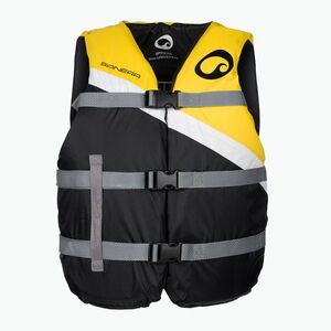 SPINERA Universal Nylon mellény 50N biztosító mellény fekete/sárga 18421 (Universal Nylon Vest 50N 18421) kép