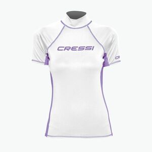 Női úszópóló Cressi Rash Guard S/SL fehér és lila LW476802 (Rash Guard LW476802) kép