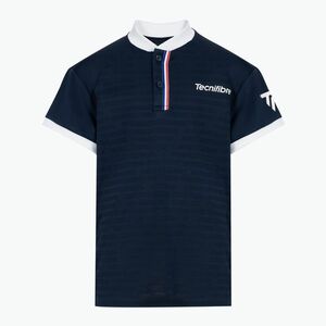 Gyermek tenisz póló Tecnifibre Polo kék 22F3PO F3 (22F3PO F3 Polo Jr ) kép