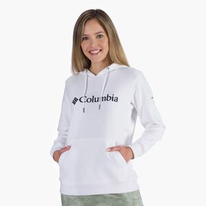 Női Columbia Logo trekking pulóver fehér 1895751 (Logo Hoodie 1895751) kép