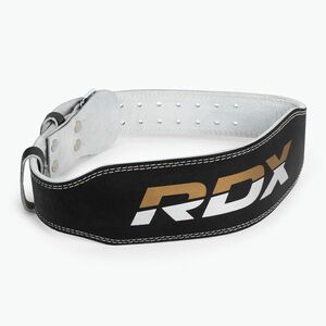 RDX Belt 4" bőr súlyemelő öv fekete WBS-4RB (Belt 4" Leather WBS-4RB) kép