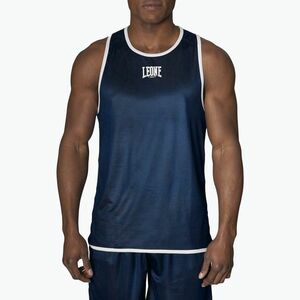Férfi kétoldalas tank top Leone Double Face Boxing Singlet kék/vörös AB214 (Double Face Boxing Singlet AB214) kép