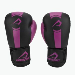 Overlord Boxer gyermek bokszkesztyűk fekete és rózsaszín 100003-PK (Boxer 100003-PK) kép