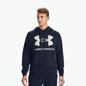 Under Armour férfi kapucnis pulóver Rival Fleece Big Logo Hd navy blue 1357093 (Rival Fleece Big Logo HD 1357093) kép