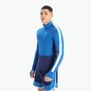 Férfi thermo póló icebreaker ZoneKnit 260 kék IB0A56HF5751 (ZoneKnit 260 Half Zip IB0A56HF5751) kép
