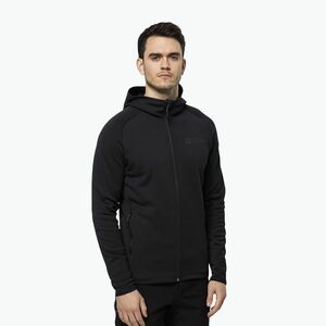 Jack Wolfskin férfi fleece pulóver Baiselberg fekete 1710541 (Baiselberg 1710541) kép