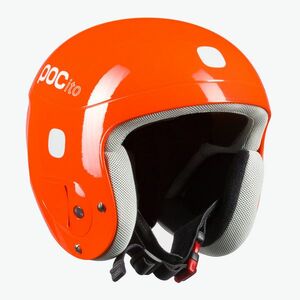 Gyermek síbukósisakok POC POCito Skull fluorescent orange (Pocito Skull Jr 10210) kép