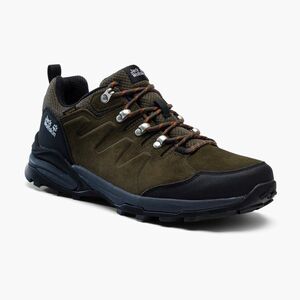 Jack Wolfskin férfi Refugio Texapore Low túrabakancs zöld/fekete 4049851 (Refugio Texapore Low 4049851_4287) kép