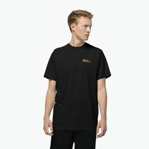 Jack Wolfskin férfi Essential póló fekete 1808382_6000 (Essential 1808382) kép