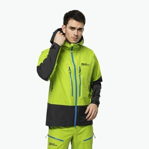 Jack Wolfskin férfi Alpspitze 3L sí dzseki zöld 1115181 (Alpspitze 3L 1115181) kép