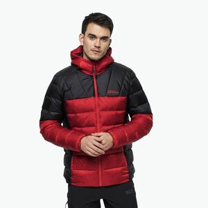 Jack Wolfskin férfi pehelypaplan Nebelhorn Down Hoody piros 1207141_2206 (Nebelhorn Down Hoody 1207141_2206) kép