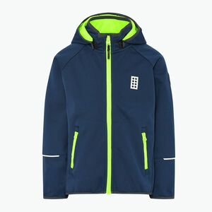 Gyermek softshell dzseki LEGO Lwsky 764 tengerészkék és sárga 11010179 (Lwsky 764 11010179) kép