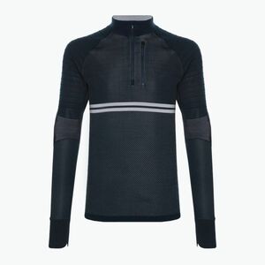 Férfi Smartwool Intraknit Merino Tech 1/4 Zip thermo melegítő pulóver sötétkék 16670 (Intraknit Merino Tech 1/4 Zip SW016670092) kép