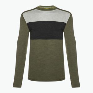 Férfi Smartwool Classic Thermal Merino Base Layer Colorblock Crew Boxed zöld póló 16354 (Classic Thermal Merino Base Layer Colorblock Crew Boxed SW016354K66) kép