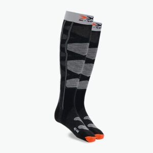 X-Socks Ski Control 4.0 fekete-szürke sízokni XSSSKCW19U (Ski Control 4.0 XSSSKCW19U) kép