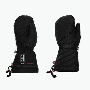 Női fűtött sí kesztyű LENZ Heat Glove 6.0 ujj sapka kesztyű fekete 1206 (Heat Glove 6.0 Finger Cap Mittens 1206) kép