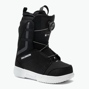 Gyermek snowboard csizma Salomon Project Boa fekete L41681700 (Project Boa Jr L41681700) kép