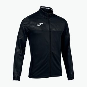 Joma Montreal teljes cipzáras tenisz pulóver fekete 102744.100 (Montreal Full Zip 102744) kép